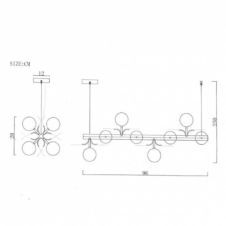 Подвесной светильник ImperiumLoft MATISSE MATISSE-L-SELF01