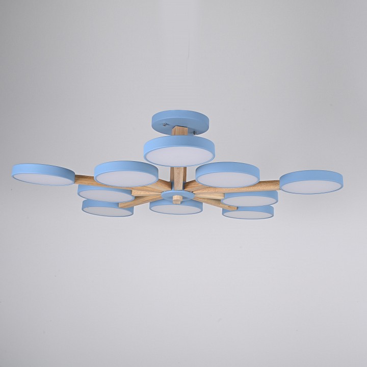 Люстра на штанге Imperiumloft TURNA Blue TURNA-B01