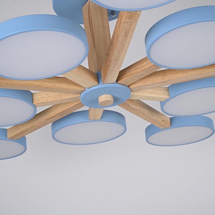 Люстра на штанге Imperiumloft TURNA Blue TURNA-B01