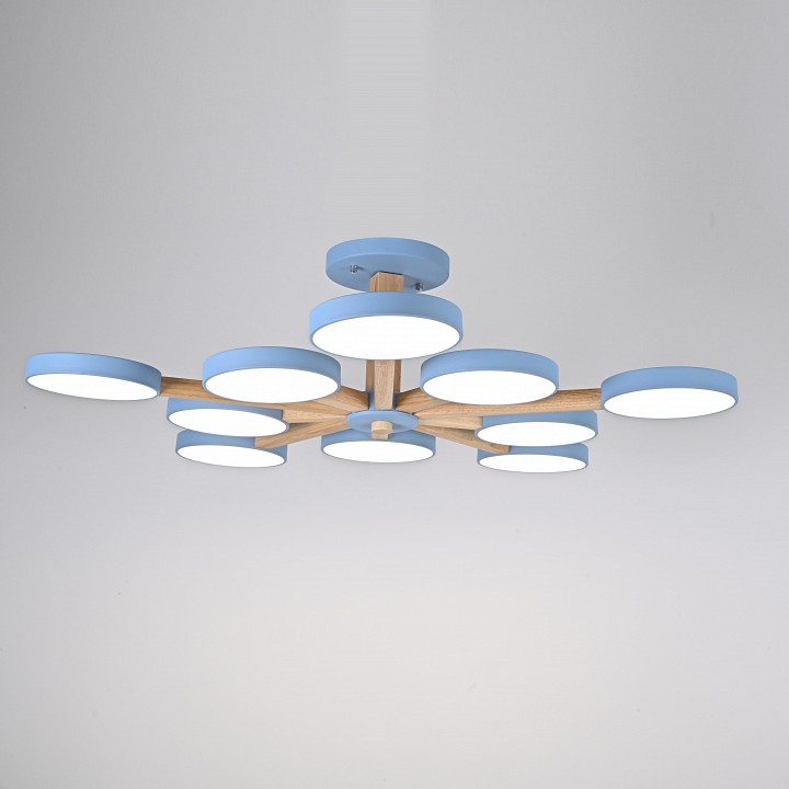 Люстра на штанге Imperiumloft TURNA Blue TURNA-B01