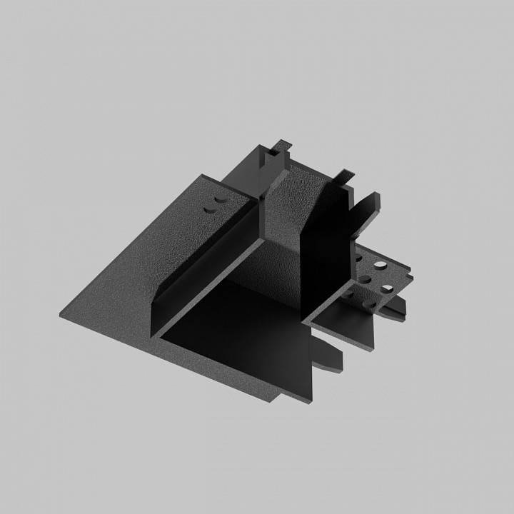 Соединитель угловой L-образный для встраиваемого трека Imex UT25 IL.0007.5100-BK