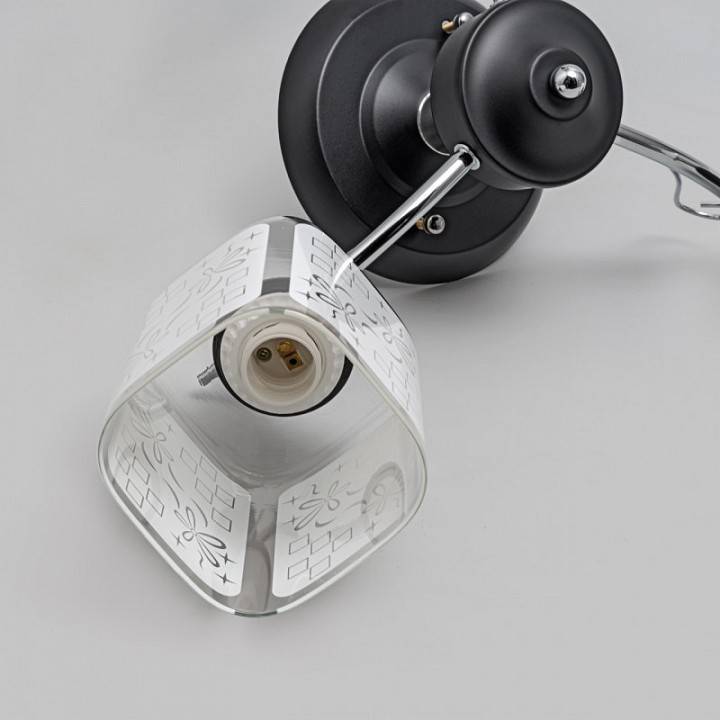 Люстра на штанге Imex 3 лампы MD.1087-3-S BK+CH