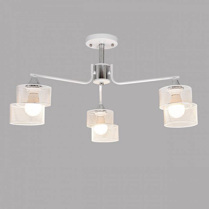 Люстра на штанге Imex MD.4252 3 лампы MD.4252-3-S-WH+CH