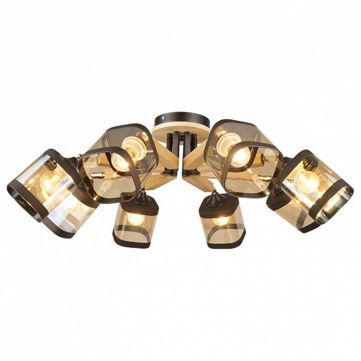 Потолочная люстра Imex MD.4508 8 ламп MD.4508-8-S BK+FGD