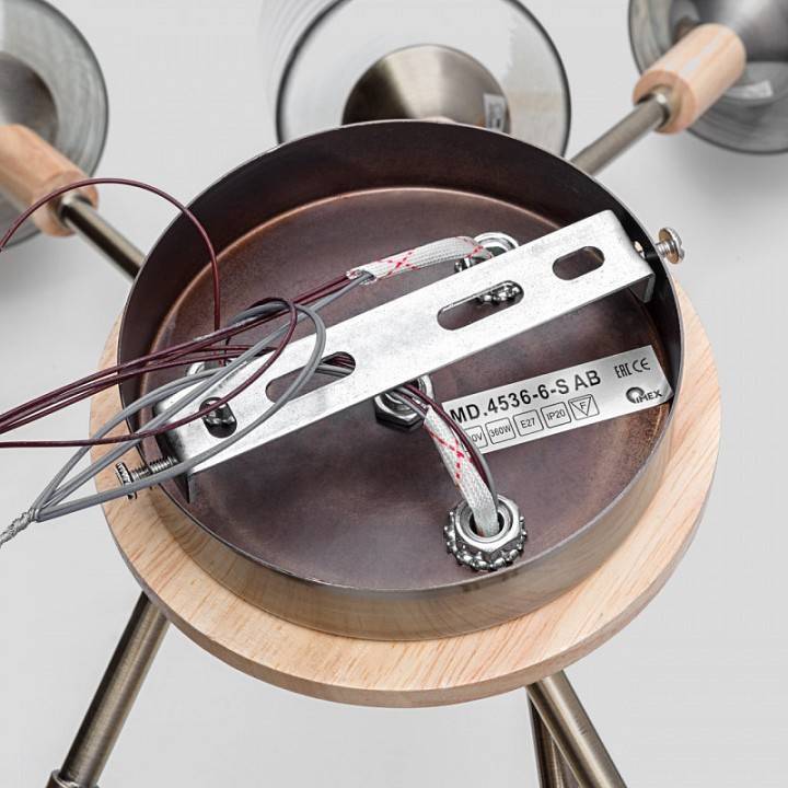 Потолочная люстра Imex MD.4536 6 ламп MD.4536-6-S AB