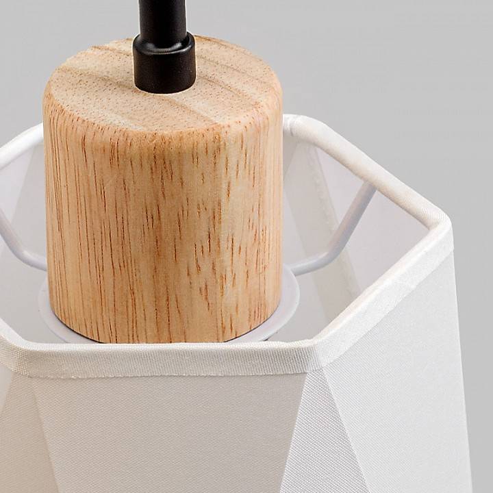 Люстра на штанге Imex MD.5714 3 лампы MD.5714-3-S-BK+WOOD