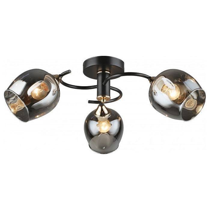 Люстра на штанге Imex MD.5963 3 лампы MD.5963-3-S-COFFEE+FGD