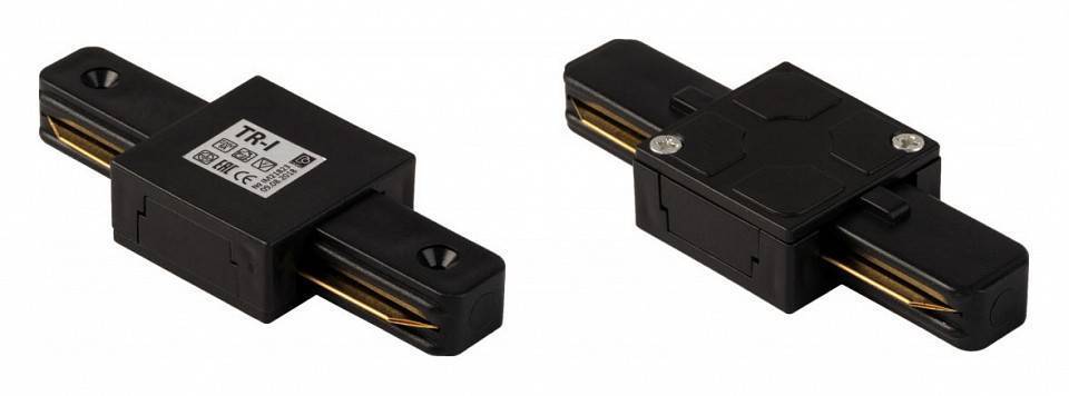 Соединитель линейный для треков Imex Трек 1 черный TR-I BK