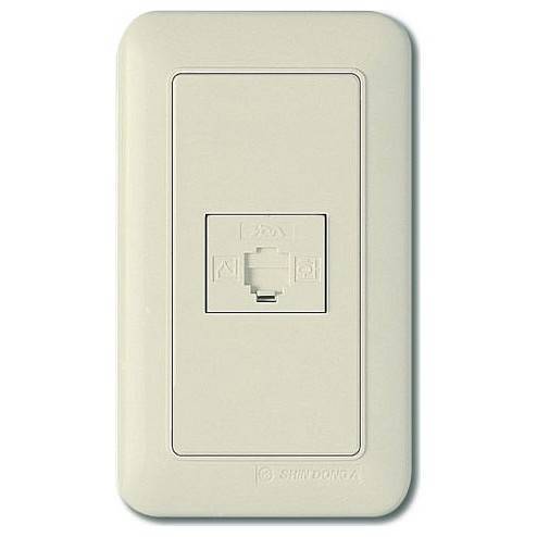 Розетка телефонная RJ-11 Imex WST 1423 слоновая кость WST 1423