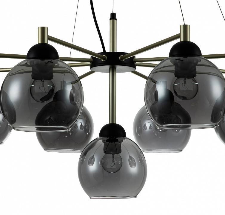 Подвесная люстра Indigo Grappoli 11029/9P Black