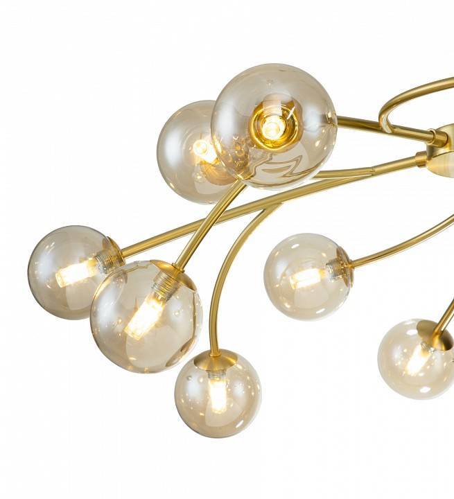 Люстра на штанге Indigo Intero 11024/15R Gold