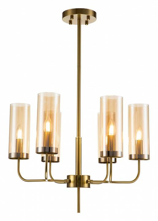 Люстра на штанге Indigo Balletto 13014/6R Brass