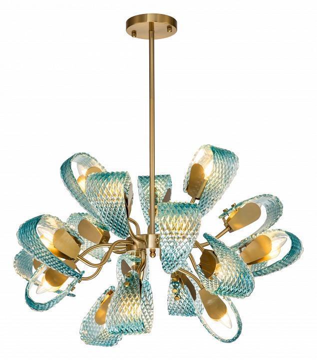 Люстра на штанге Indigo Fless 11033/18R Blue