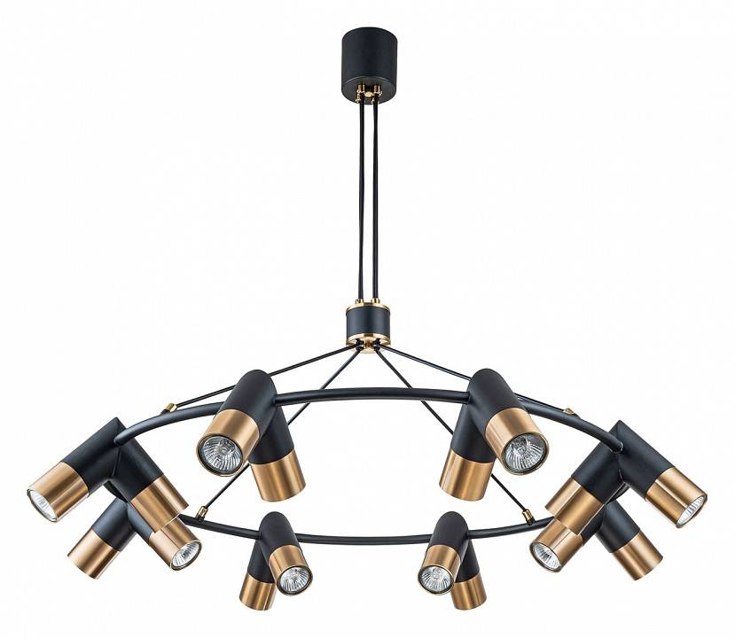 Подвесная люстра Indigo Doppio 11036/16P Black