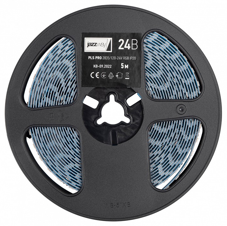 Лента светодиодная Jazzway PLS PRO PLS PRO 2835/120-24V - RGB  IP20 5m