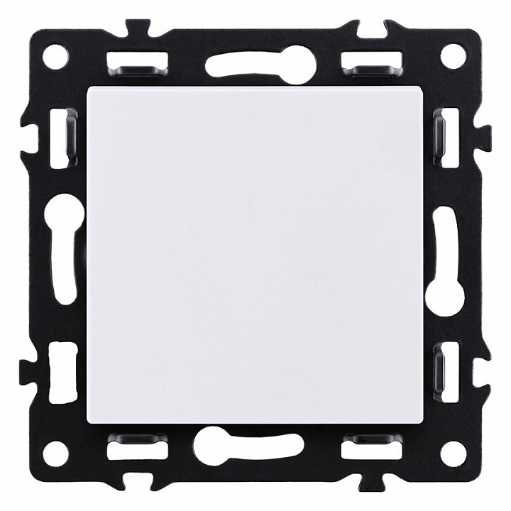 Выключатель проходной одноклавишный без рамки Kollinger Asthetik AS-002WH