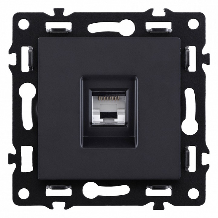 Розетка Ethernet RJ-45 без рамки Kollinger Asthetik AS-017BK