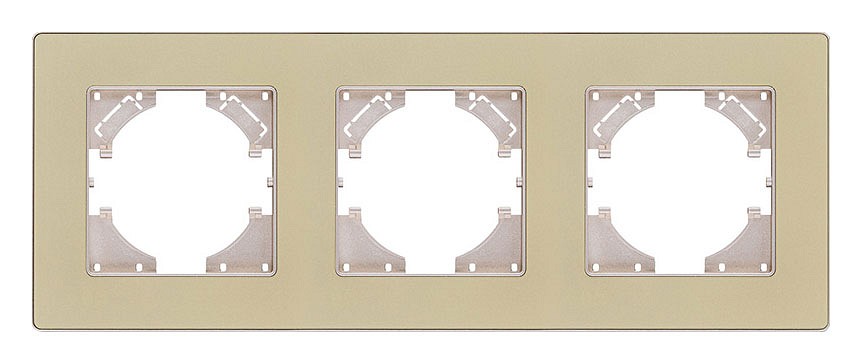 Рамка на 3 поста Kollinger Eleganz Acryl EA3GD