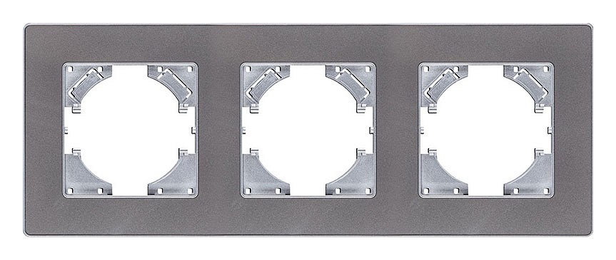Рамка на 3 поста Kollinger Eleganz Acryl EA3GY