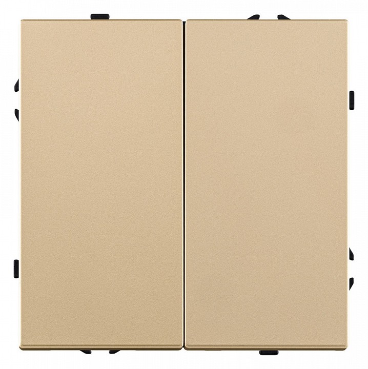 Выключатель двухклавишный без рамки Kollinger Eclipse EC-025GD