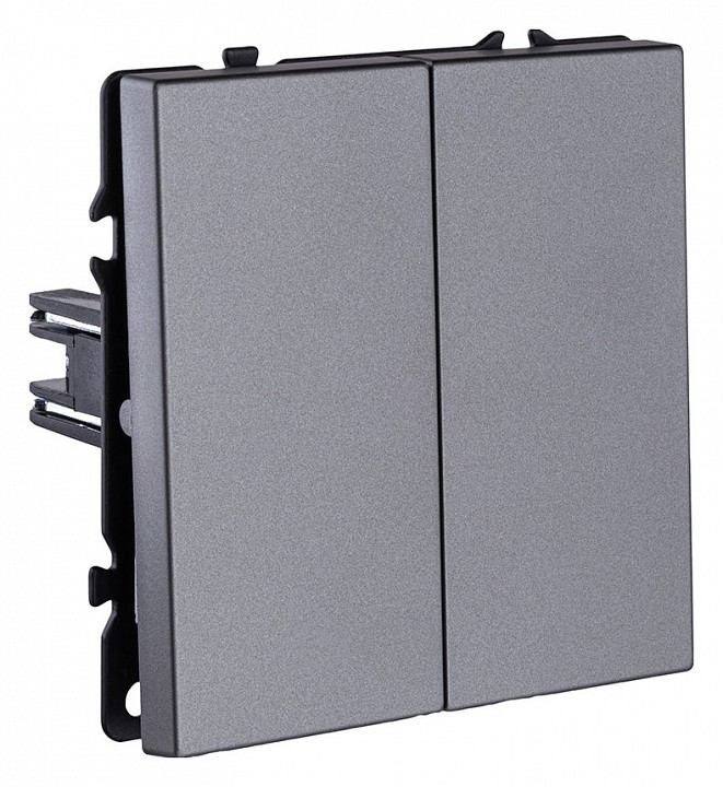 Выключатель двухклавишный без рамки Kollinger Eclipse EC-025GY