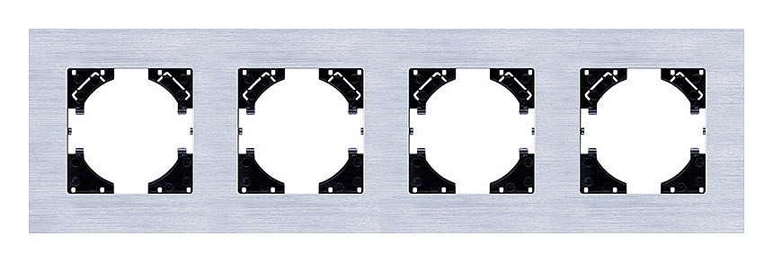 Рамка на 4 поста Kollinger Reflex AL RA4SR