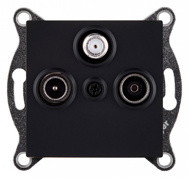 ТВ-розетка и SAT-розетка оконечная без рамки Kollinger  REA-036BM