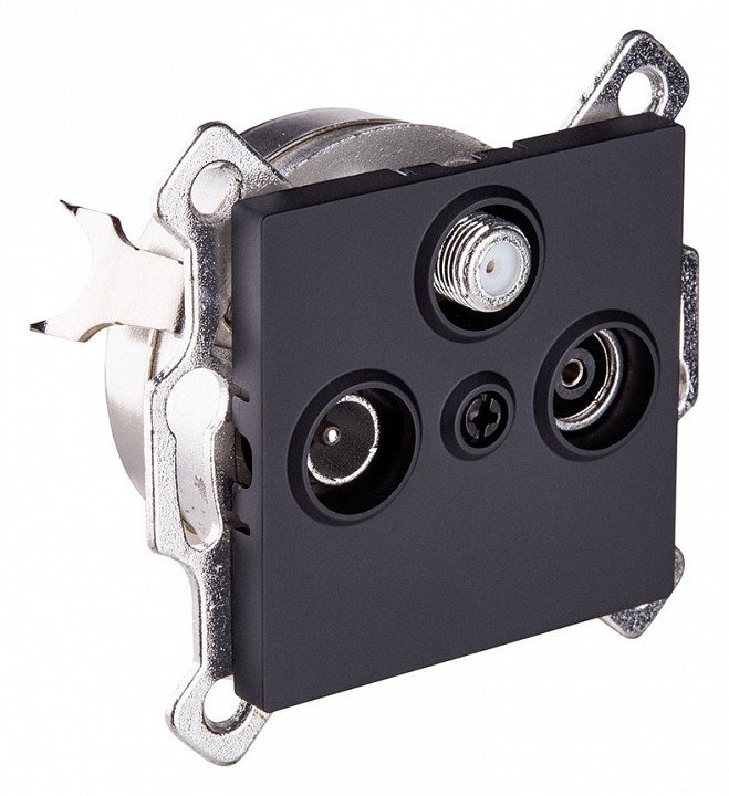 ТВ-розетка и SAT-розетка оконечная без рамки Kollinger  REA-036BM