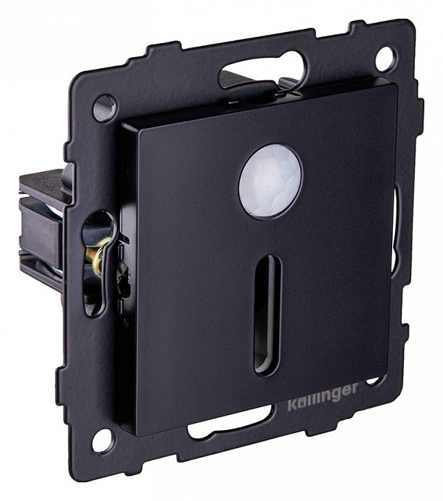 Заглушка для поста с подсветкой, без рамки Kollinger  REA-045BK