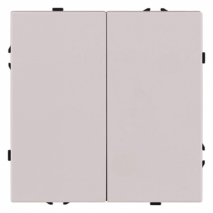 Выключатель двухклавишный без рамки Kollinger Eclipse EC-004CM