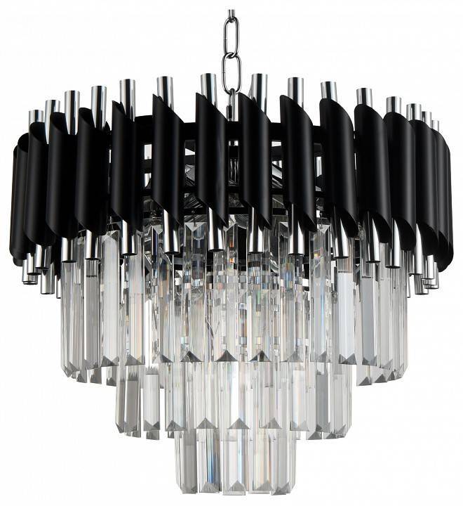 Подвесная люстра Natali Kovaltseva DARIAN 76017/5C CHROME BLACK