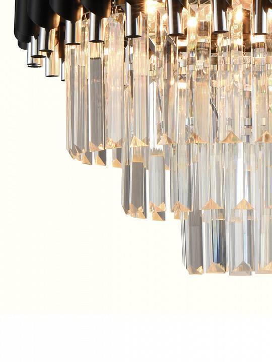 Подвесная люстра Natali Kovaltseva DARIAN 76017/5C CHROME BLACK