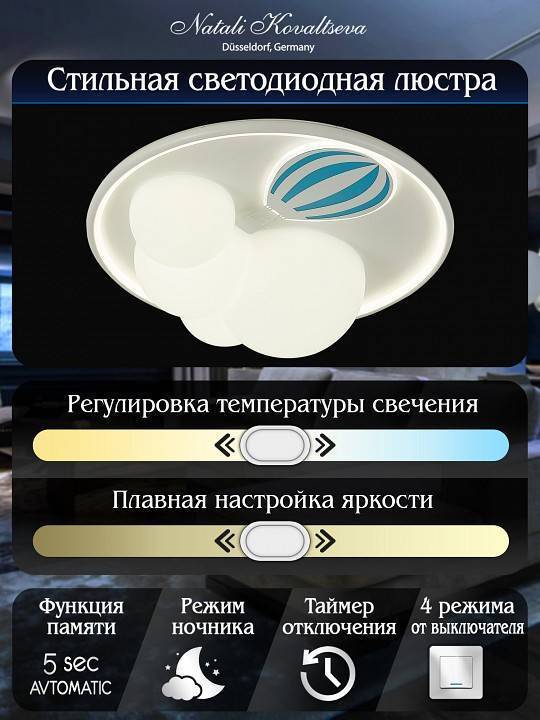 Светильник накладной Natali Kovaltseva Kids Innovation Style 83125