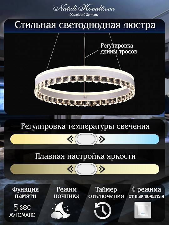 Подвесной светильник Natali Kovaltseva Sad Queen Innovation Style 83129