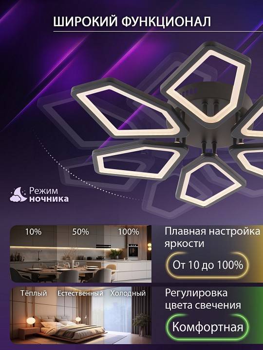 Потолочная люстра Natali Kovaltseva LED Lamps 81444