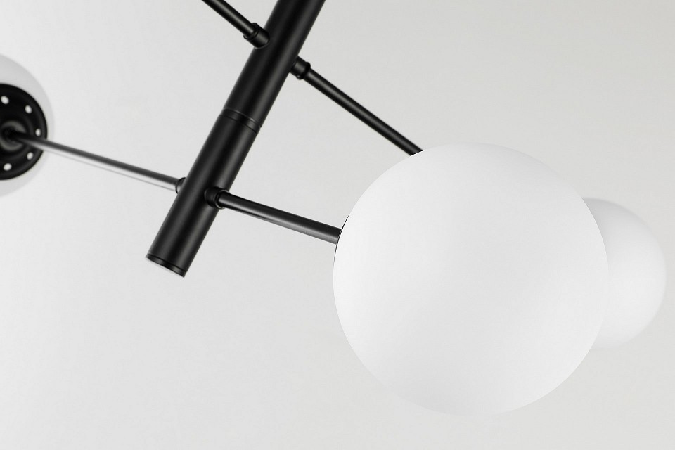 Люстра на штанге Lampit FINO TP 2007-4 BK