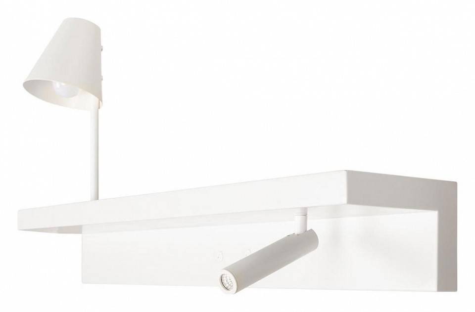 Бра с полкой Loft It Shelf 10216/2W White