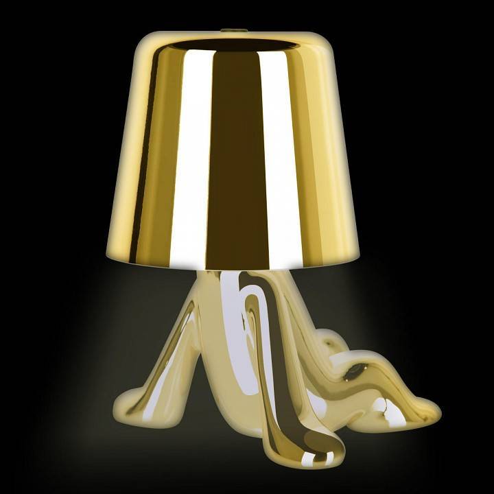 Настольная лампа декоративная Loft It Brothers золотая 10233/B Gold