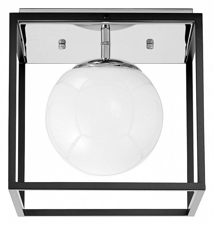 Накладной светильник LUMINA DECO Maldini хром с черным LDC 8060-1 CHR+BK