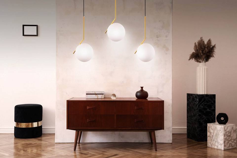 Подвесной светильник LUMINA DECO Sorento LDP 1215-200 WT+GD