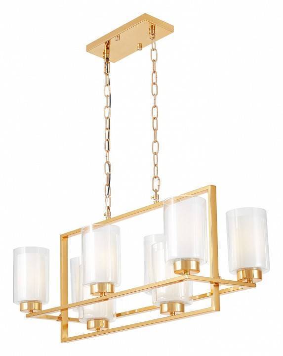 Подвесная люстра LUMINA DECO Lino LDP 1239-8 F.GD