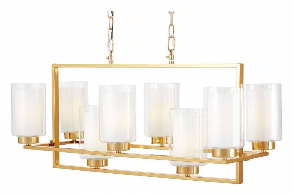 Подвесная люстра LUMINA DECO Lino LDP 1239-8 F.GD