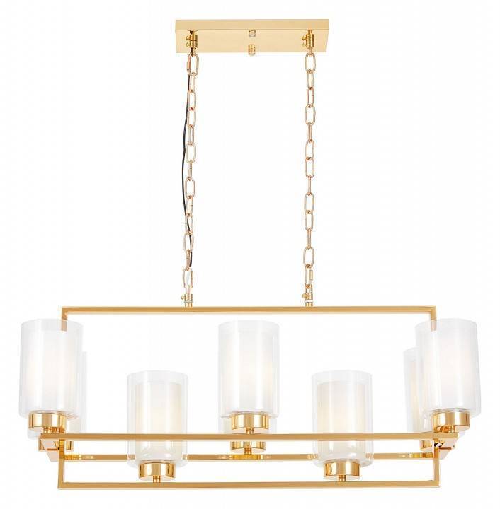 Подвесная люстра LUMINA DECO Lino LDP 1239-8 F.GD