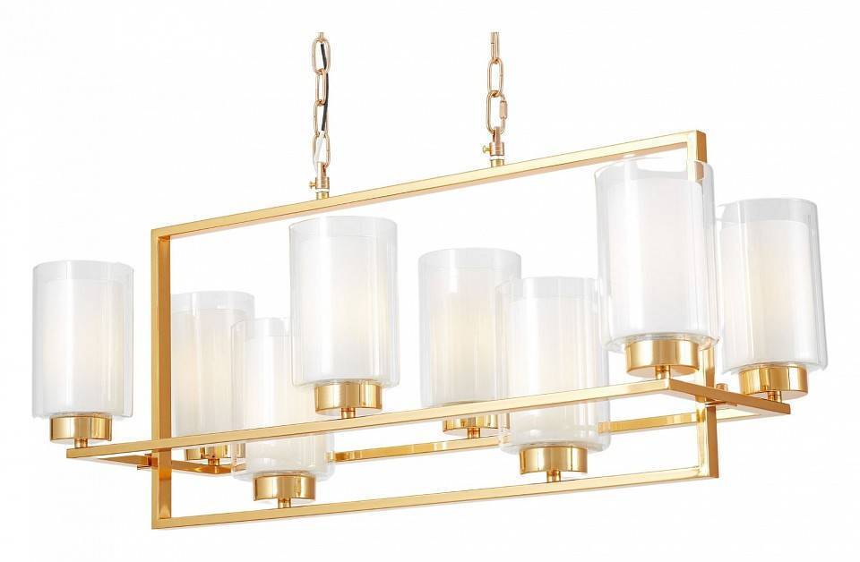 Подвесная люстра LUMINA DECO Lino LDP 1239-8 F.GD