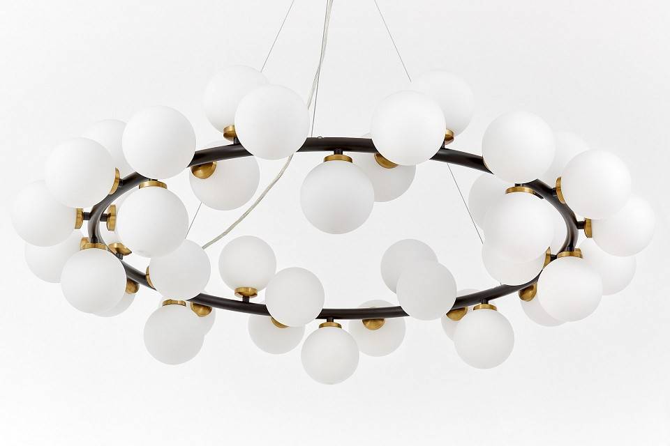 Подвесная люстра LUMINA DECO MARSIADA LDP 6033-40 BK+MD