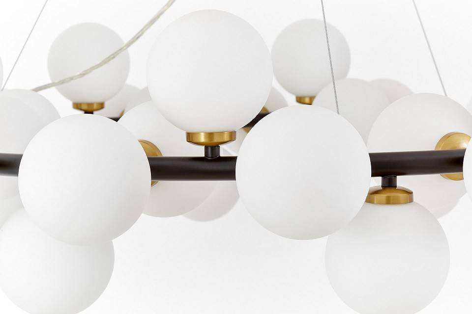 Подвесная люстра LUMINA DECO MARSIADA LDP 6033-40 BK+MD