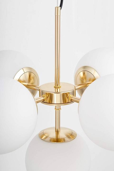 Подвесная люстра LUMINA DECO LDP 6041-5 GD