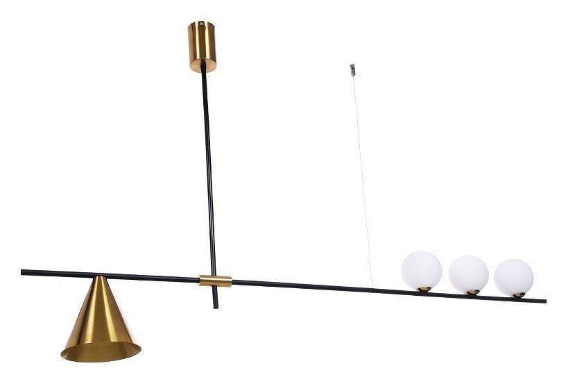 Светильник на штанге Lumina Deco Renzo LDP 6043-4 BK+MD