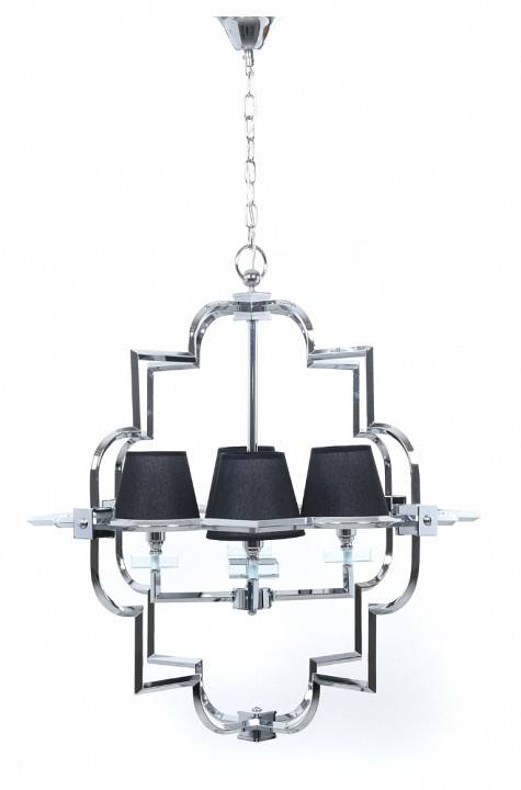 Подвесная люстра Lumina Deco Baltimore LDP 8020-4 CHR+BK