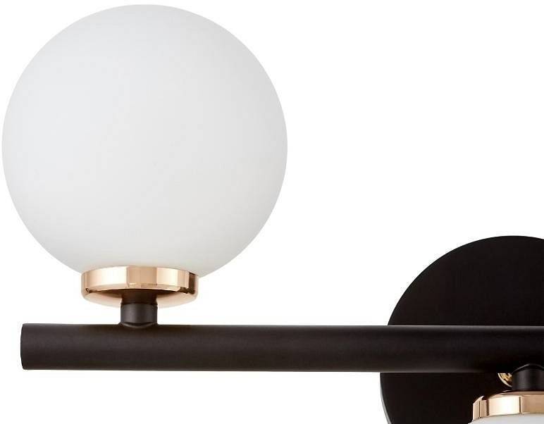 Бра Lumina Deco Marsiada LDW 6033-3 BK+F.GD